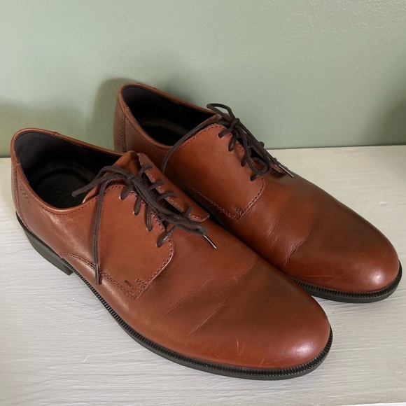 Ecco Other - Ecco Brown Leather Oxford‎ Dress Shoes EU 43